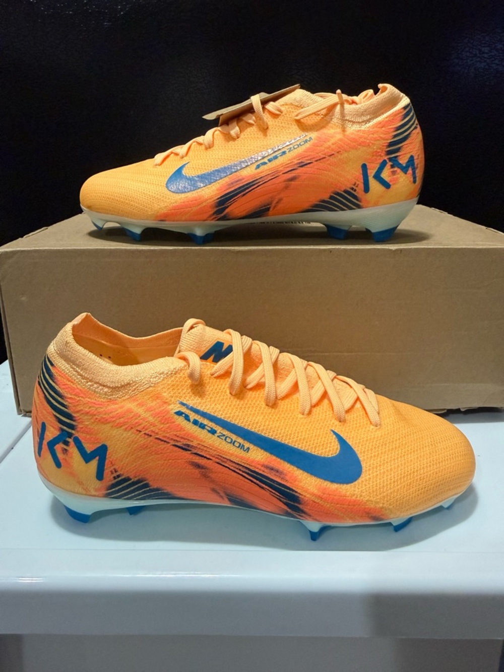 Nike GS Jr. Mercurial Vapor 16 Pro Kylian Mbappe HF5450-801 Size 3.5Y Soccer Kid